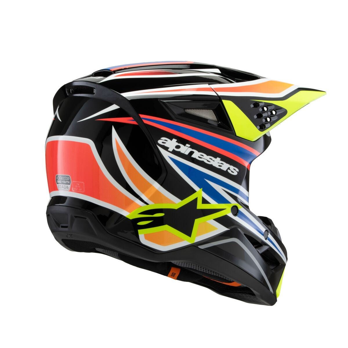 HELMET YTH SM3 WURX BLK/YL/B Y