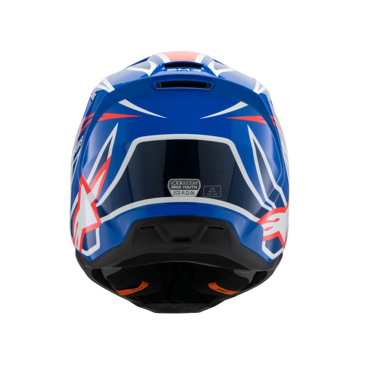 HELMET YTH SM3 WURX BLUE/RED/W