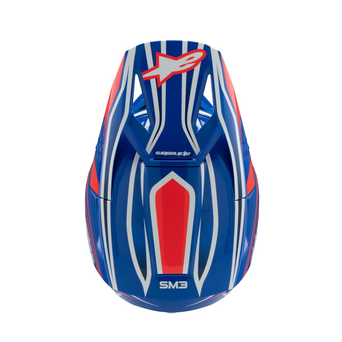 HELMET YTH SM3 WURX BLUE/RED/W