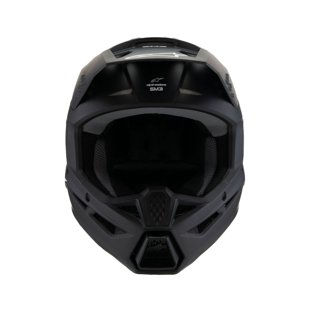 HELMET YTH SM3 SOLID BLACK YL