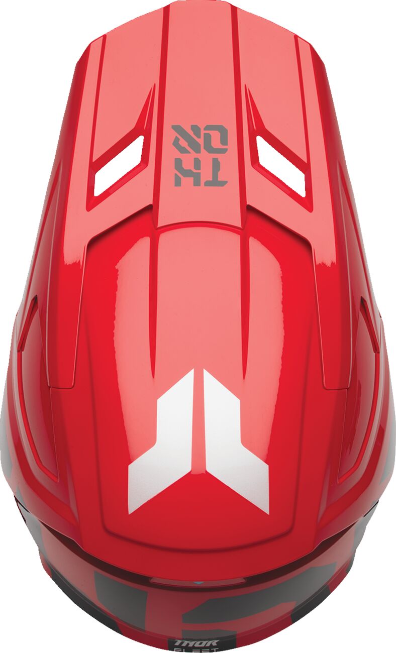 HELMET FLEET YOUTH FORGE RED S