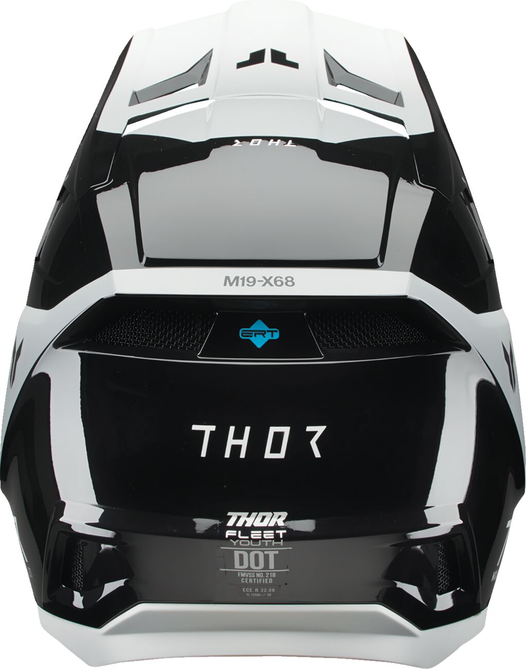HELMET FLEET YTH STORM BK/WH M