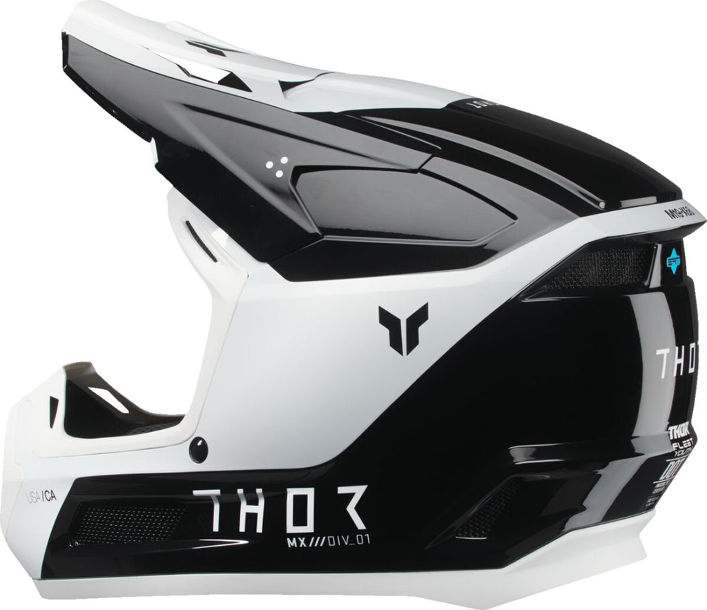 HELMET FLEET YTH STORM BK/WH M