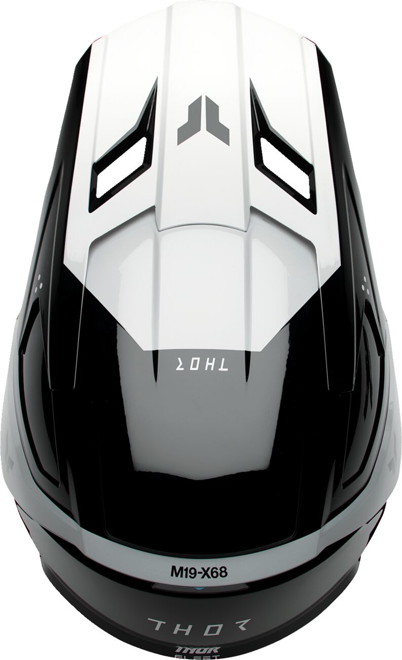 HELMET FLEET YTH STORM BK/WH M