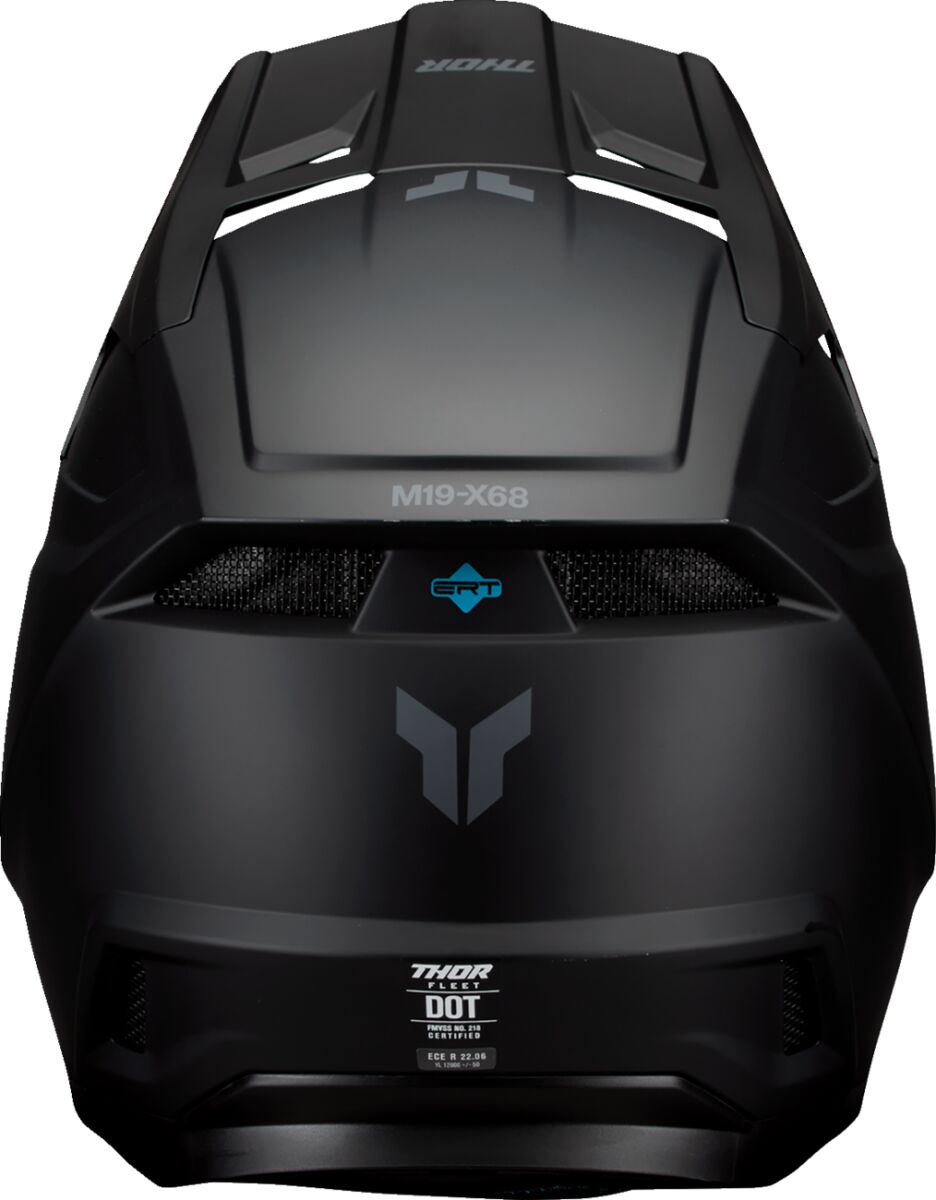 HELMET FLEET YTH BLACKOUT MATT
