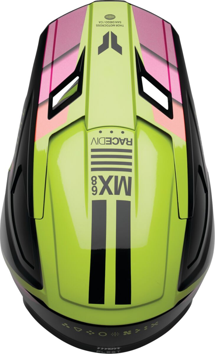 HELMET FLEET YTH DEFY BK/AC L