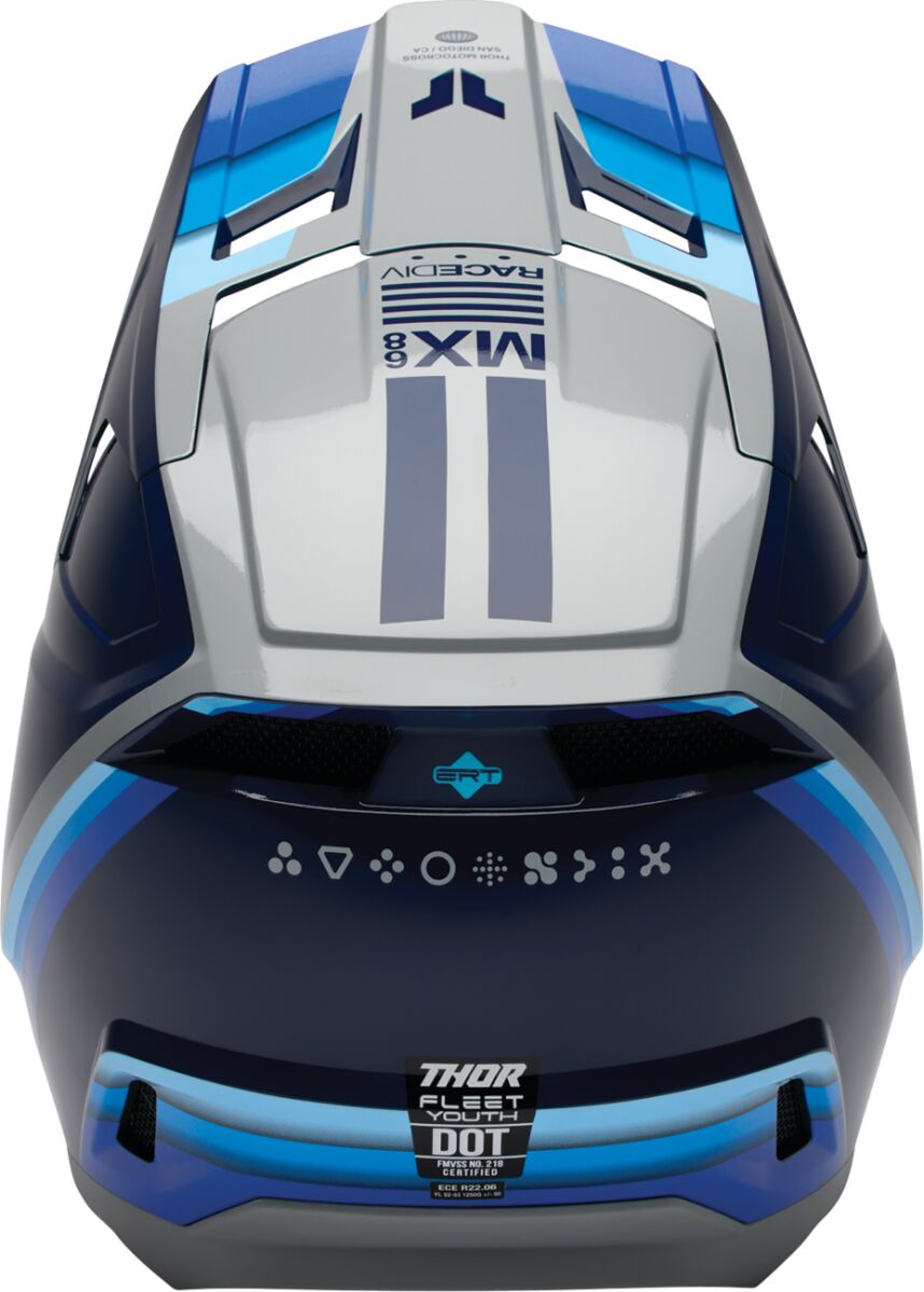 HELMET FLEET YTH DEFY BL/GY L