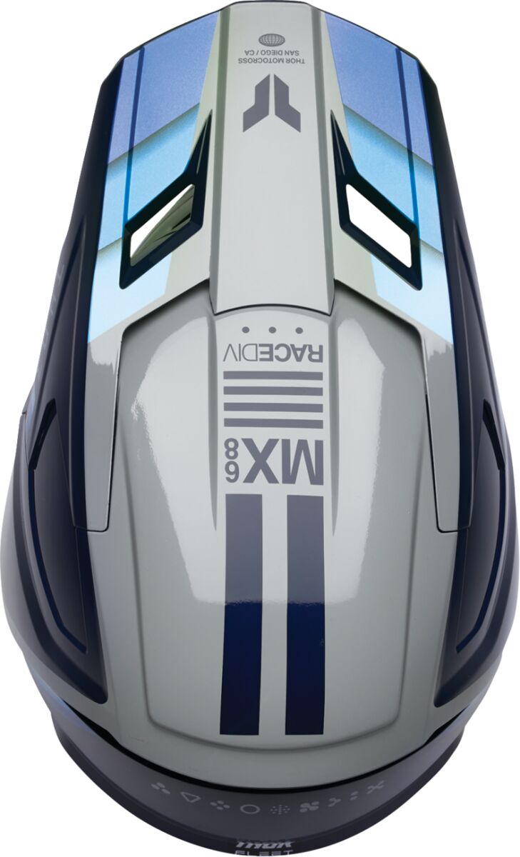 HELMET FLEET YTH DEFY BL/GY L