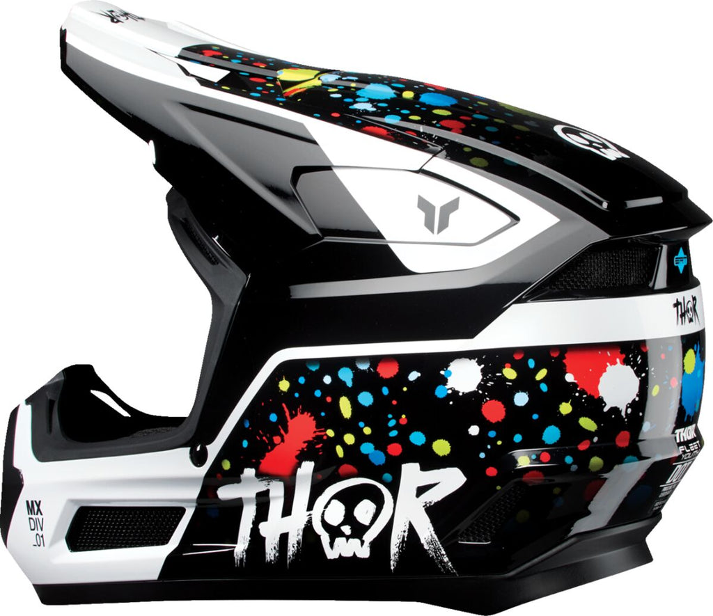 HELMET FLEET YTH SPLAT BLACK M