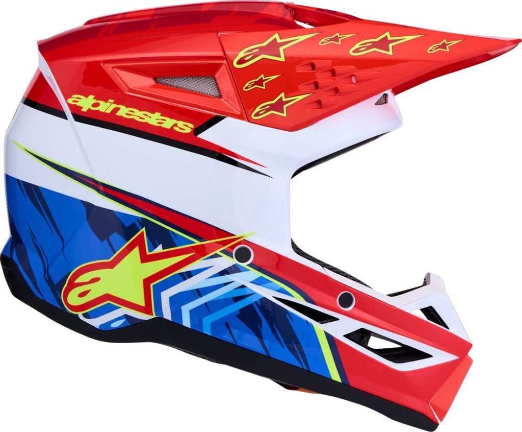 HELMET YTH SM3 FALCON RD/WH/BL