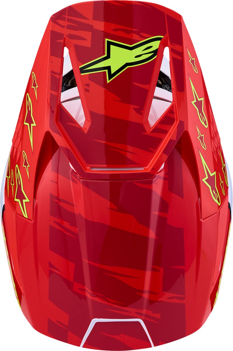HELMET YTH SM3 FALCON RD/WH/BL