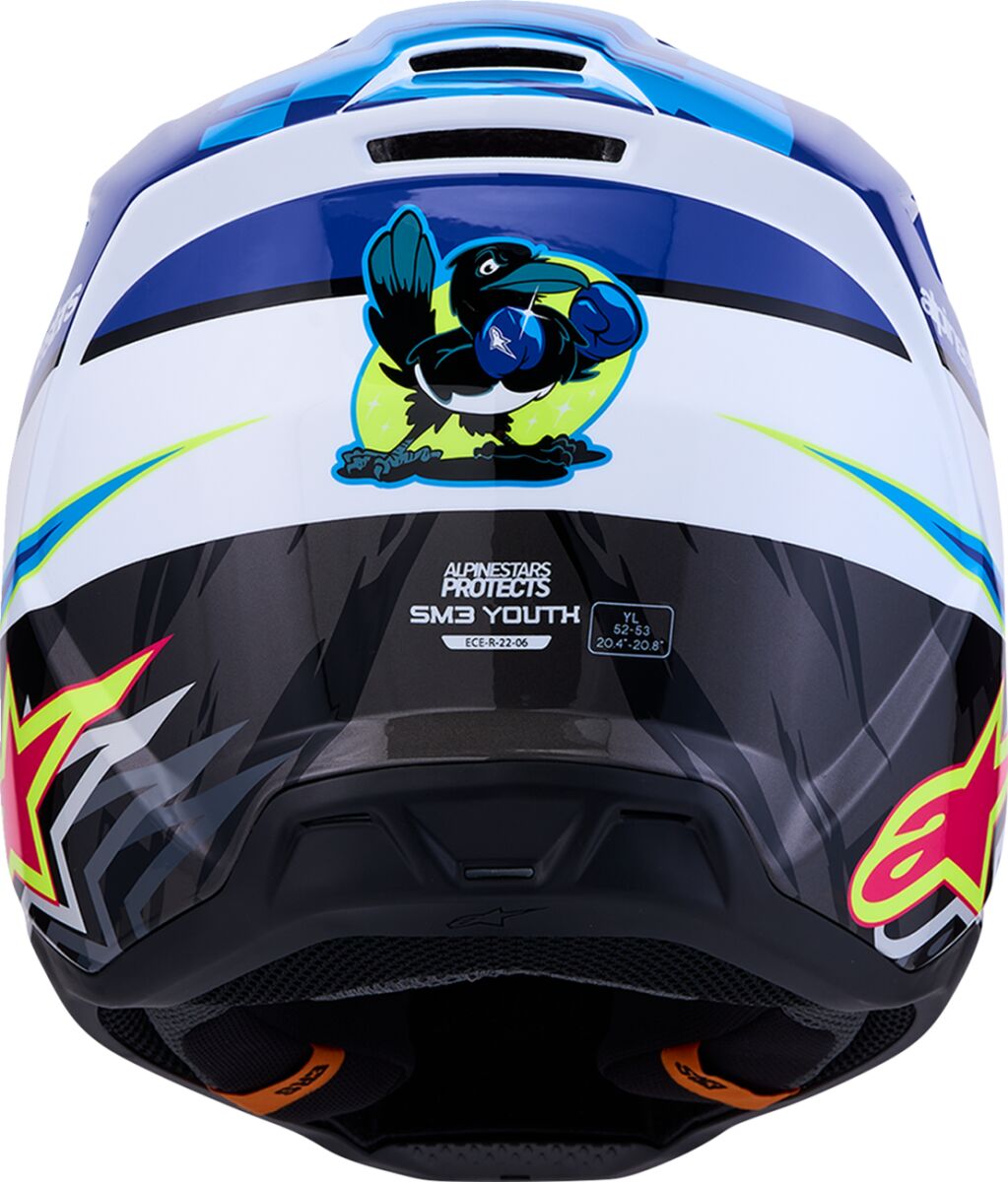 HELMET YTH SM3 FALCON BL/BK/PK