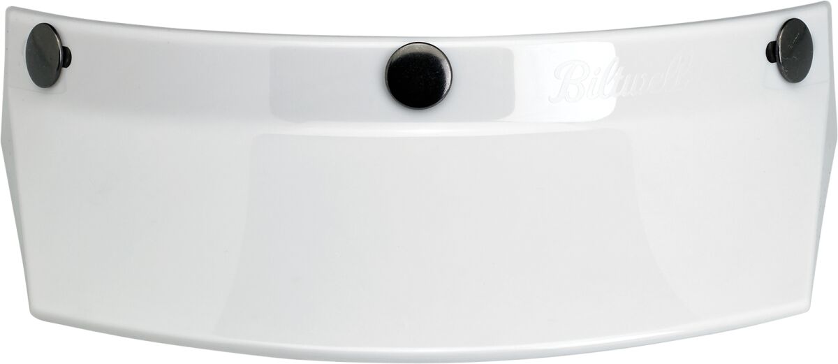 VISOR MOTO 3-SNAP WHITE