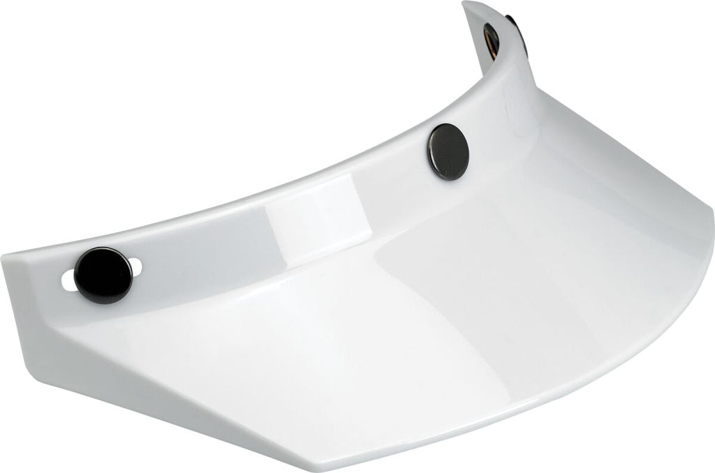 VISOR MOTO 3-SNAP WHITE