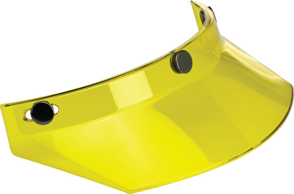 VISOR MOTO 3-SNAP YELLOW