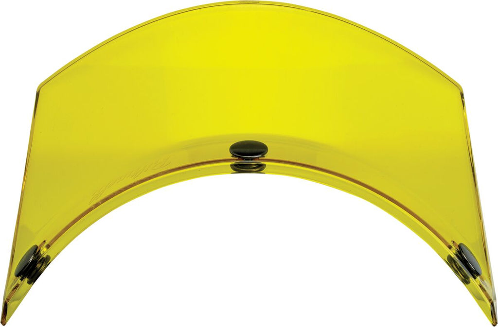 VISOR MOTO 3-SNAP YELLOW