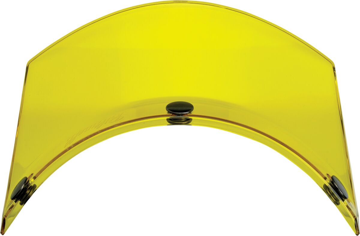VISOR MOTO 3-SNAP YELLOW