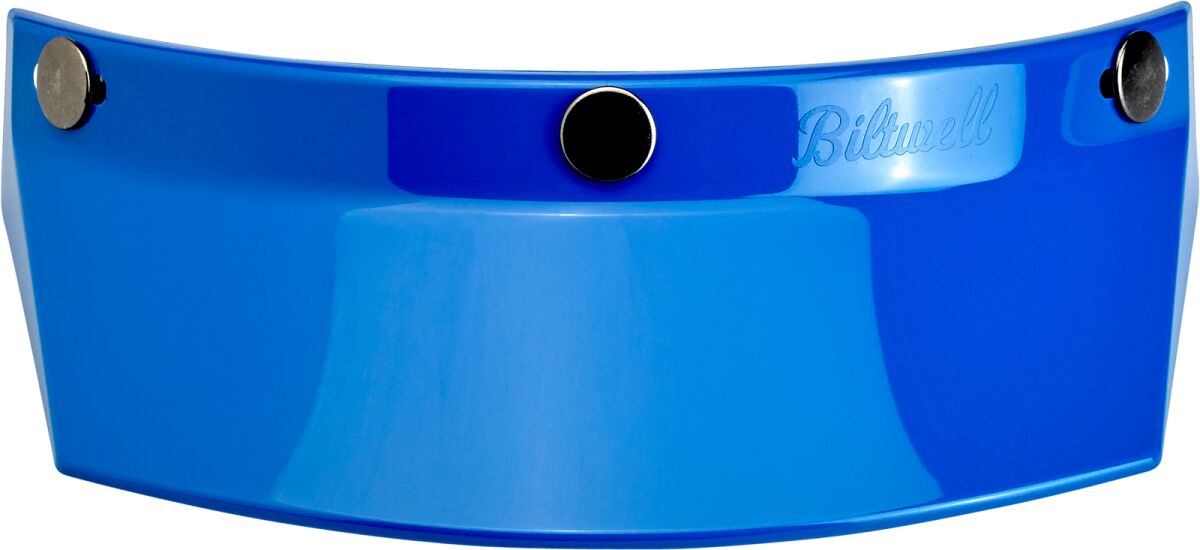 VISOR MOTO 3-SNAP BLUE