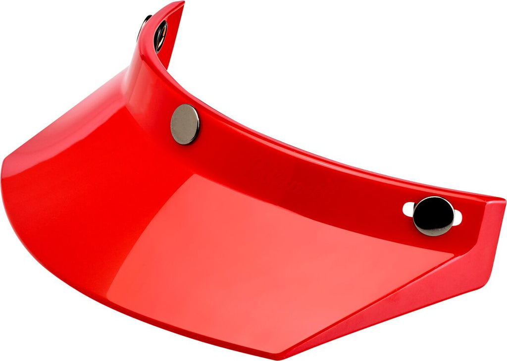 VISOR MOTO 3-SNAP RED