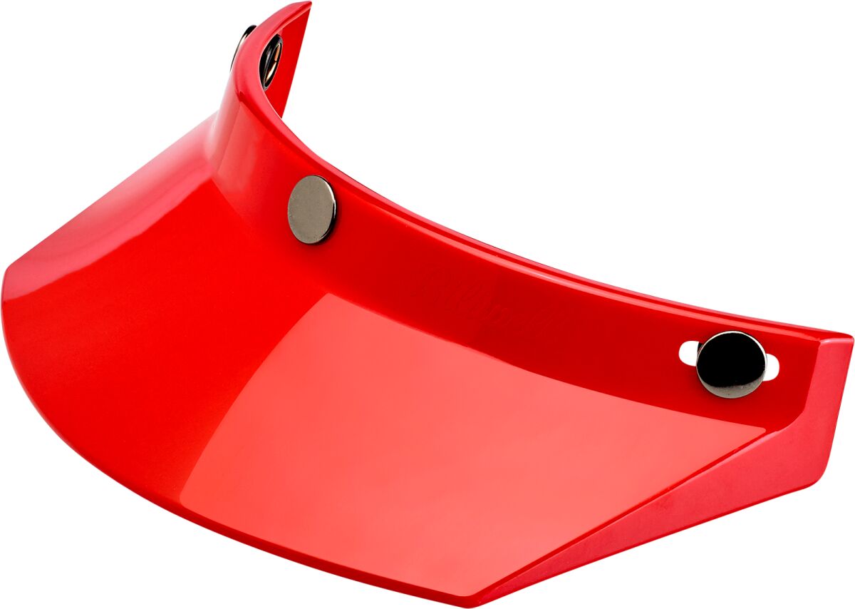 VISOR MOTO 3-SNAP RED