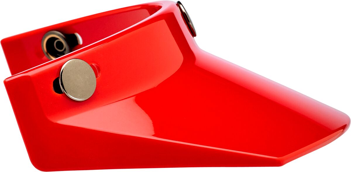 VISOR MOTO 3-SNAP RED