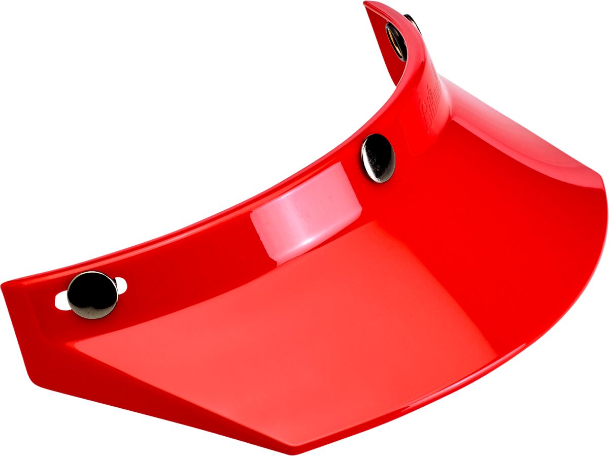 VISOR MOTO 3-SNAP RED