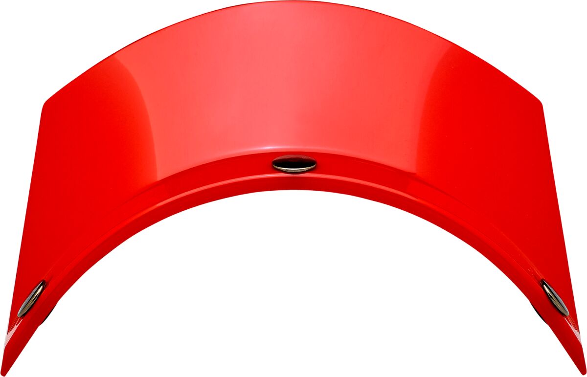 VISOR MOTO 3-SNAP RED