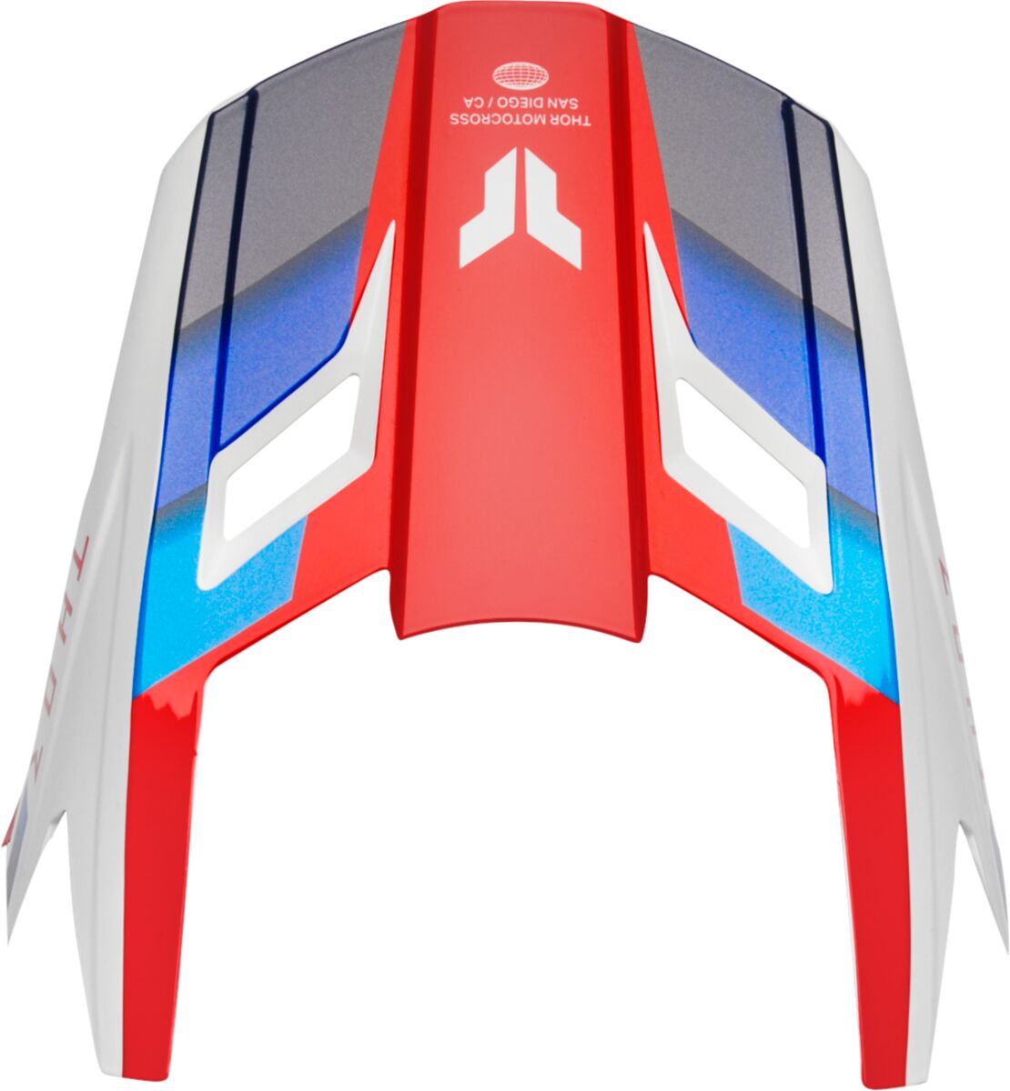 VISOR KIT FLEET DEFY R/W/B L-4
