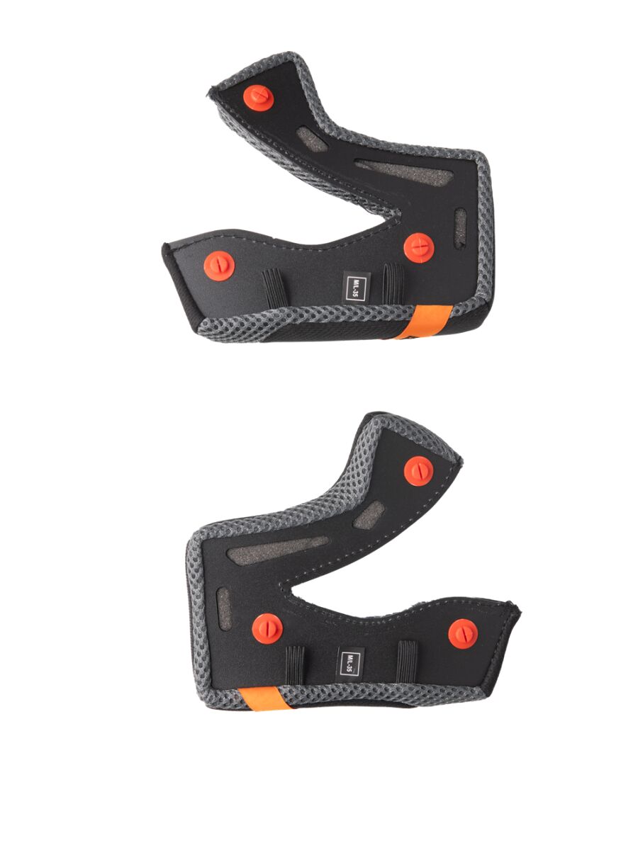 CHEEK PAD SM3 YTH GRAY O40