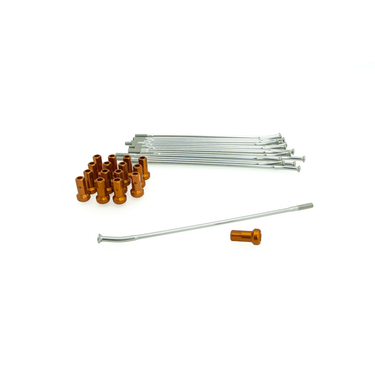 SPOKE KIT RR 16 SIL/OR