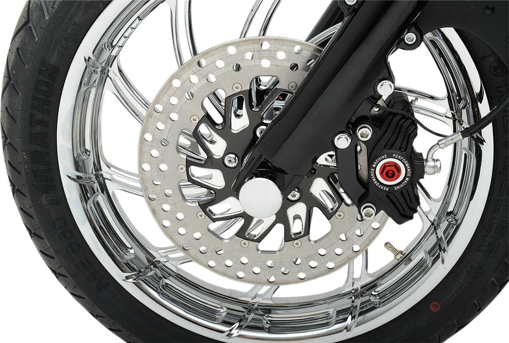 AXLE CAP FRONT CHROME