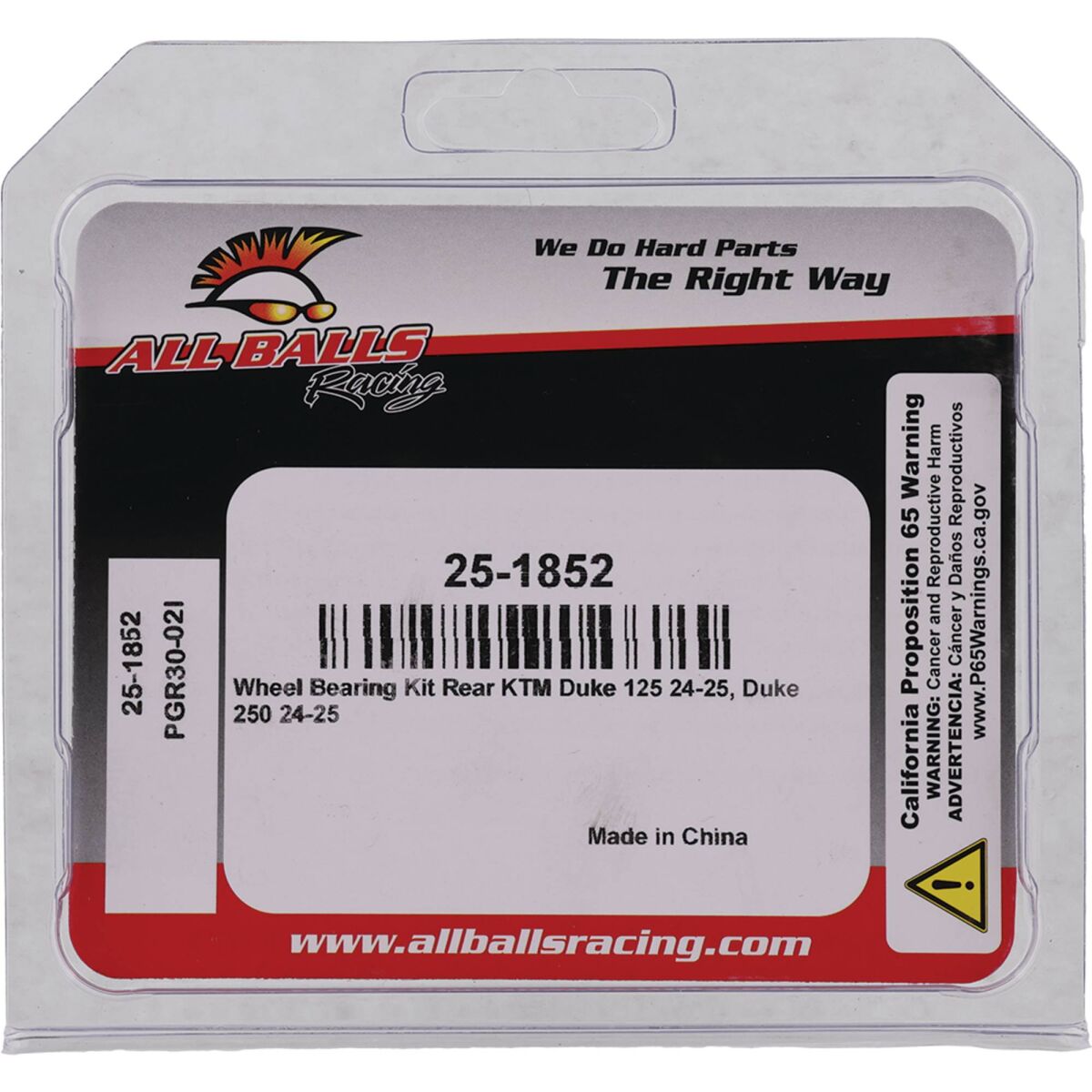 BEARING KIT WHEEL KTM