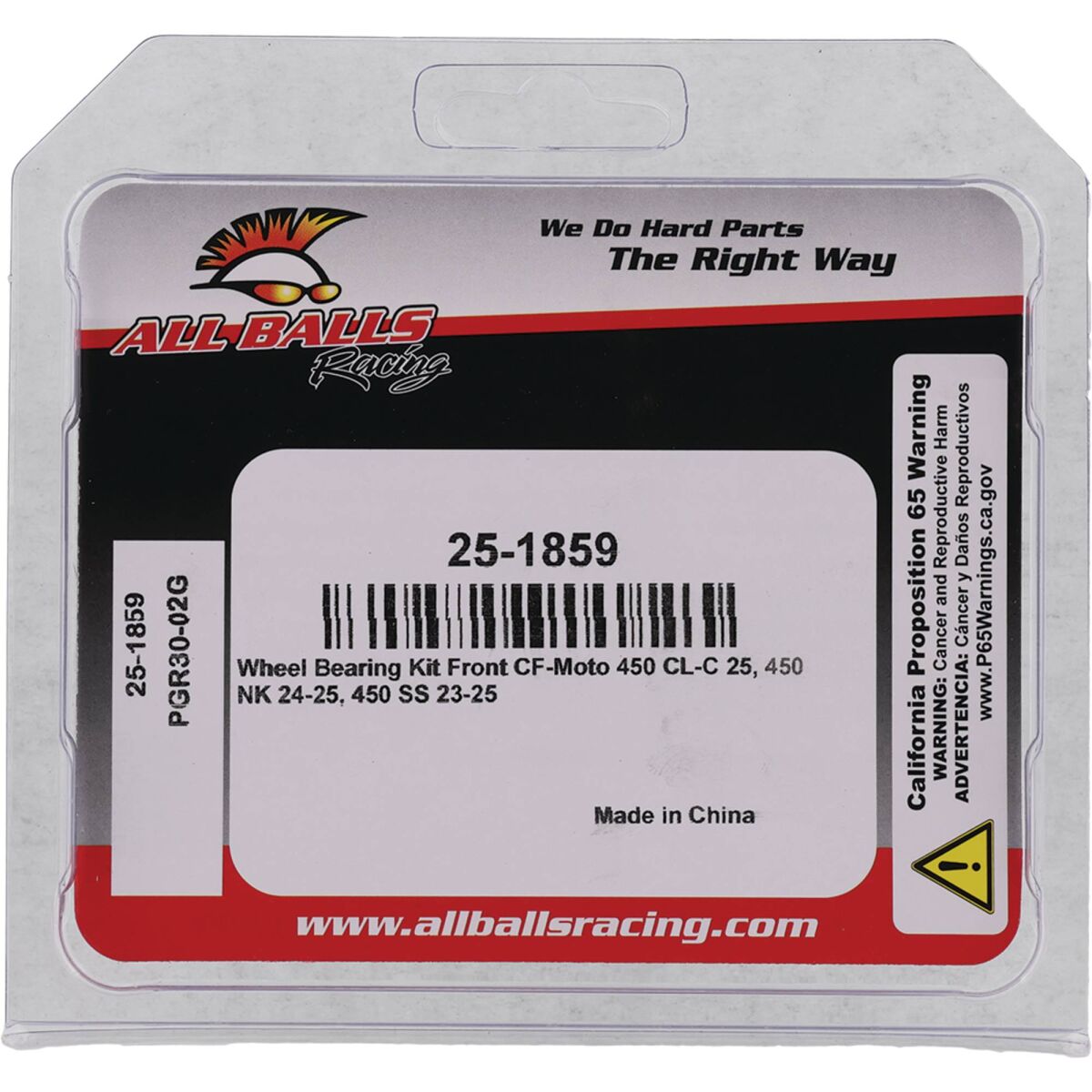 BEARING KIT WHEEL CF MOTO