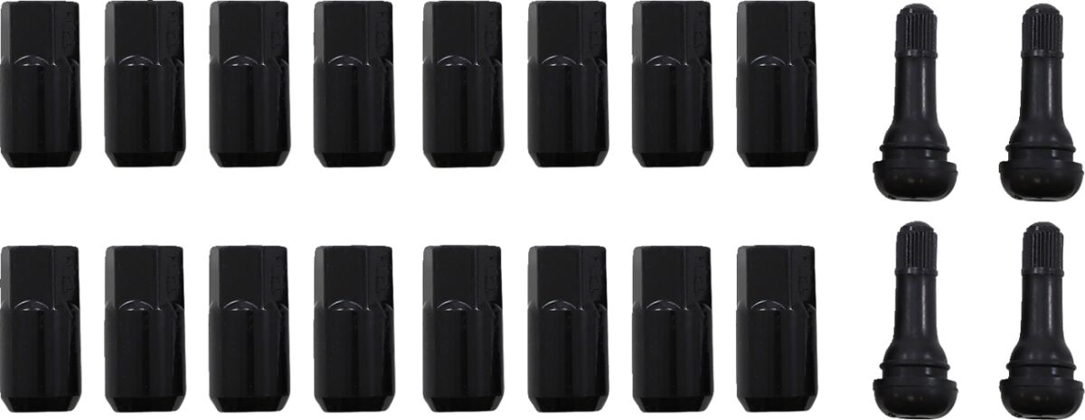 LUG NUT 12X1.50 BLK 16PK
