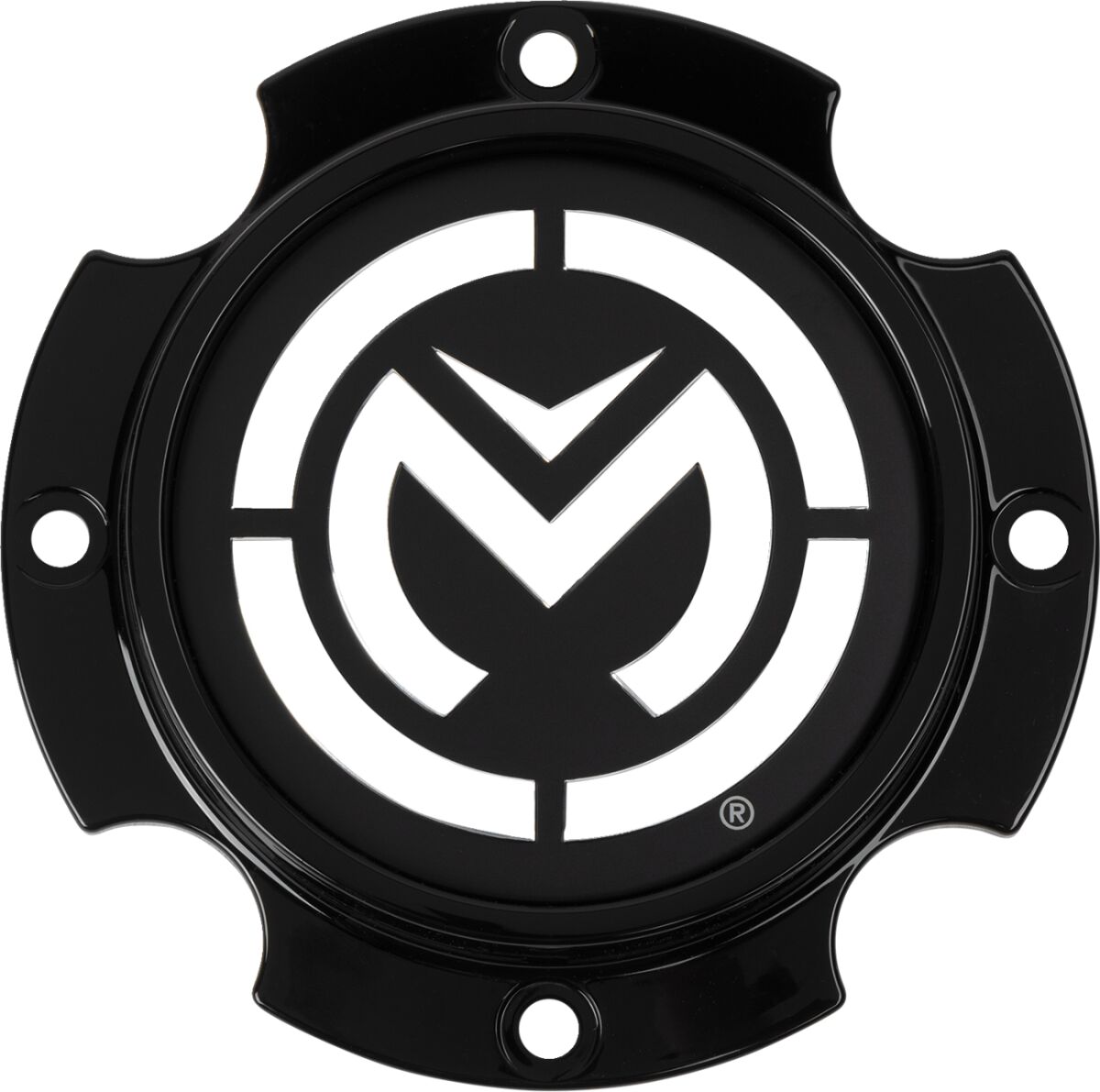 CENTER CAP 26X 4/136 GLOSS BLK