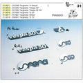 031.90.13 EMBLEMA VESPA 50 VA