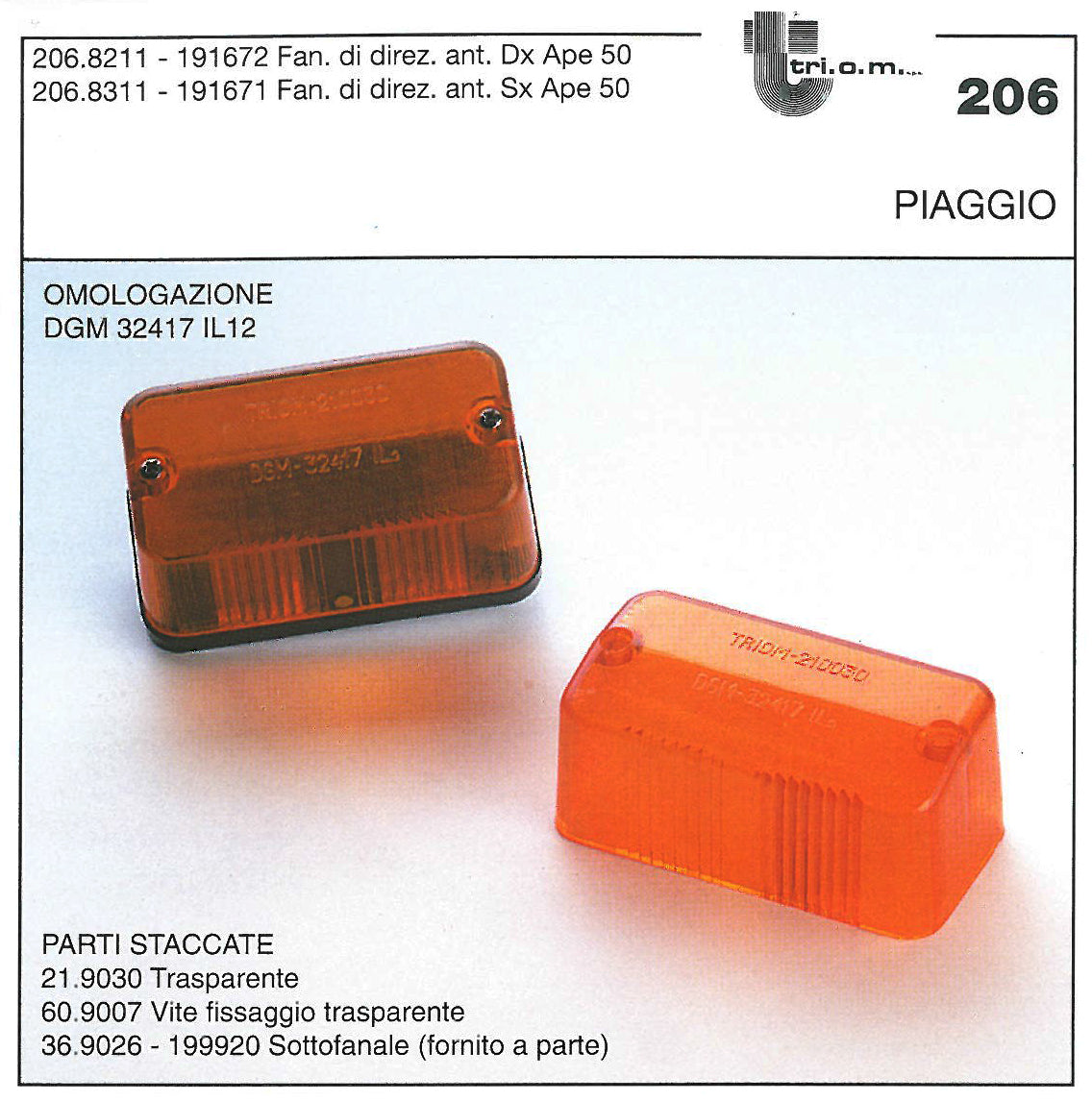 206.82.11 PISCA APE MODERNO FRENTE/DIREITO