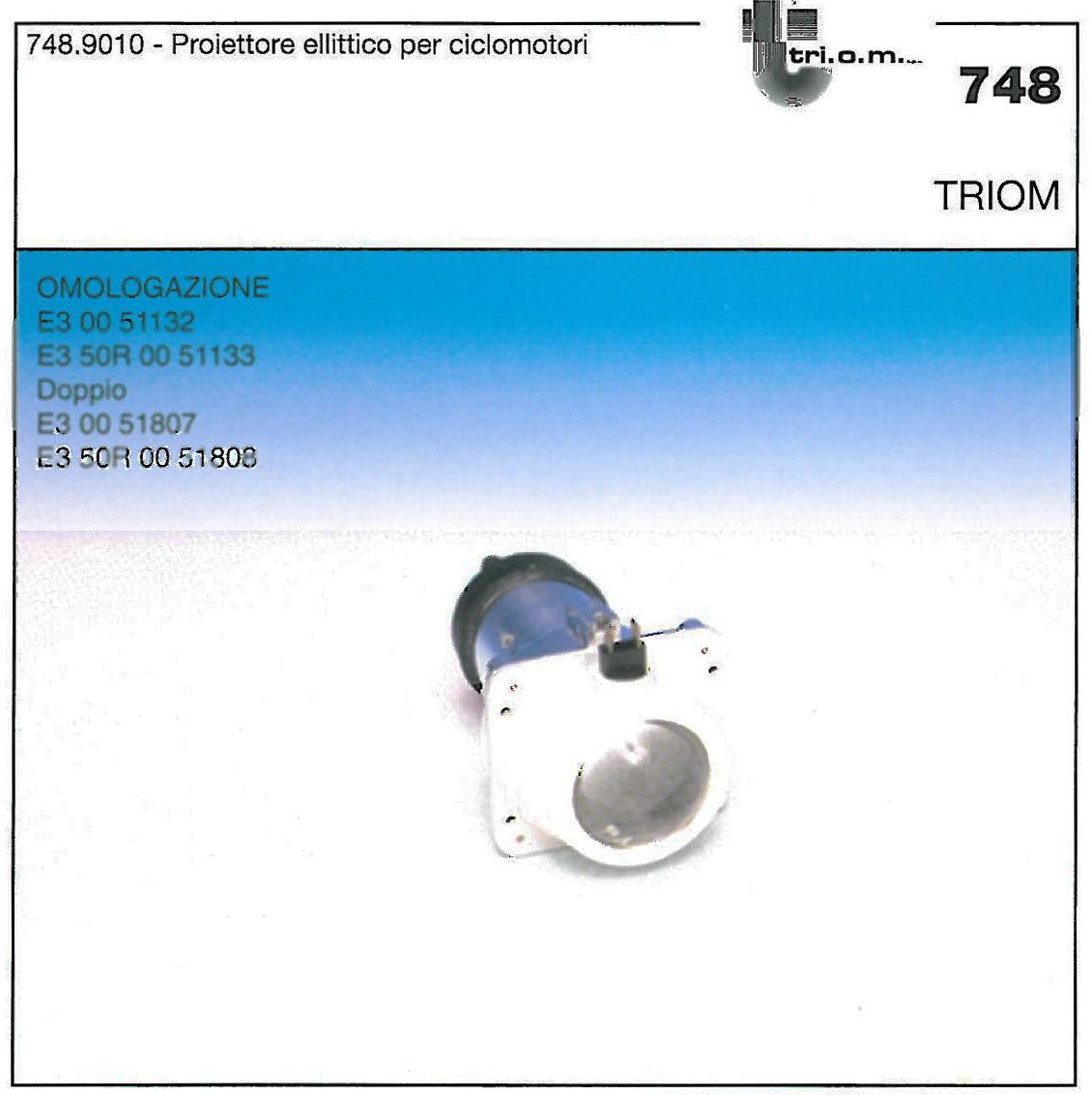 748.90.10 PROJECTOR ELIPTICO SCOOTER NRG