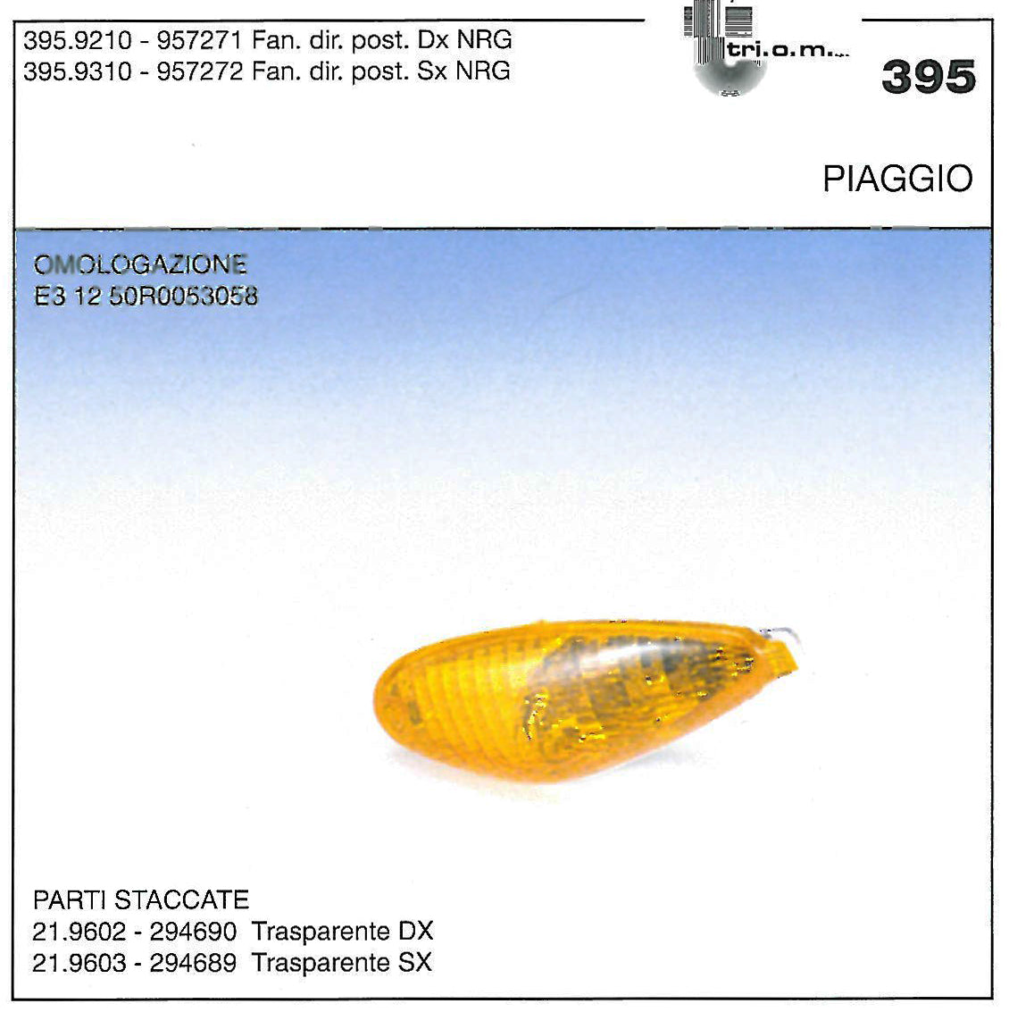 395.93.10 PISCA TRAS ESQUERDO NRG