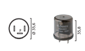 RELAIS "FLOSSER" 12V 300W + 3 TERMINAIS - 1621003