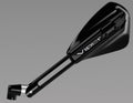 ESPELHO FAR 7199 RECT. UNI ESQUERDO VIPER PRETO