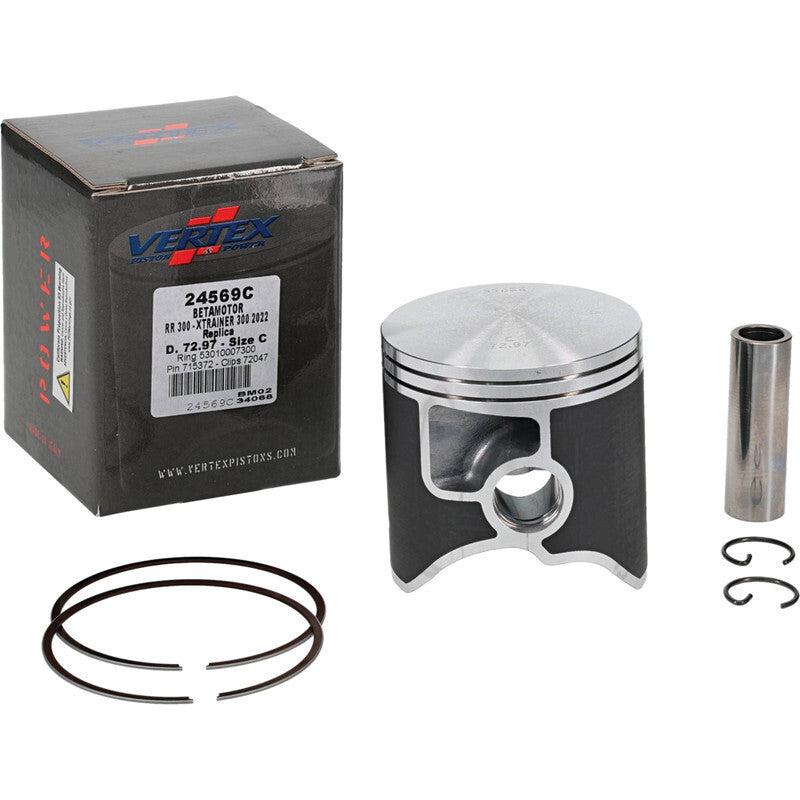 PISTON VERTEX 24569-C BETA RR 300 22/25, XTRAINER 300 2T 22/25