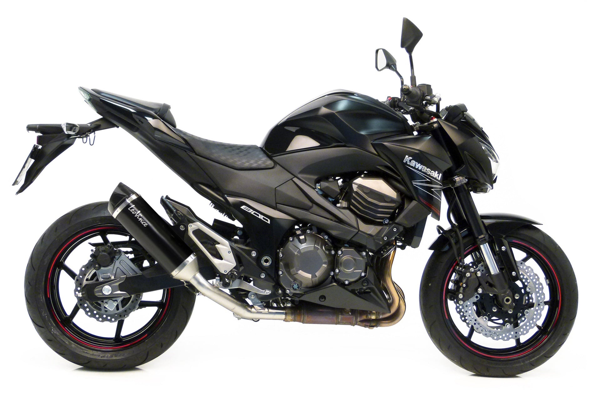 14008 ESCAPE SBK NERO KAWASAKI Z800 i.e. 13/16 INOX -