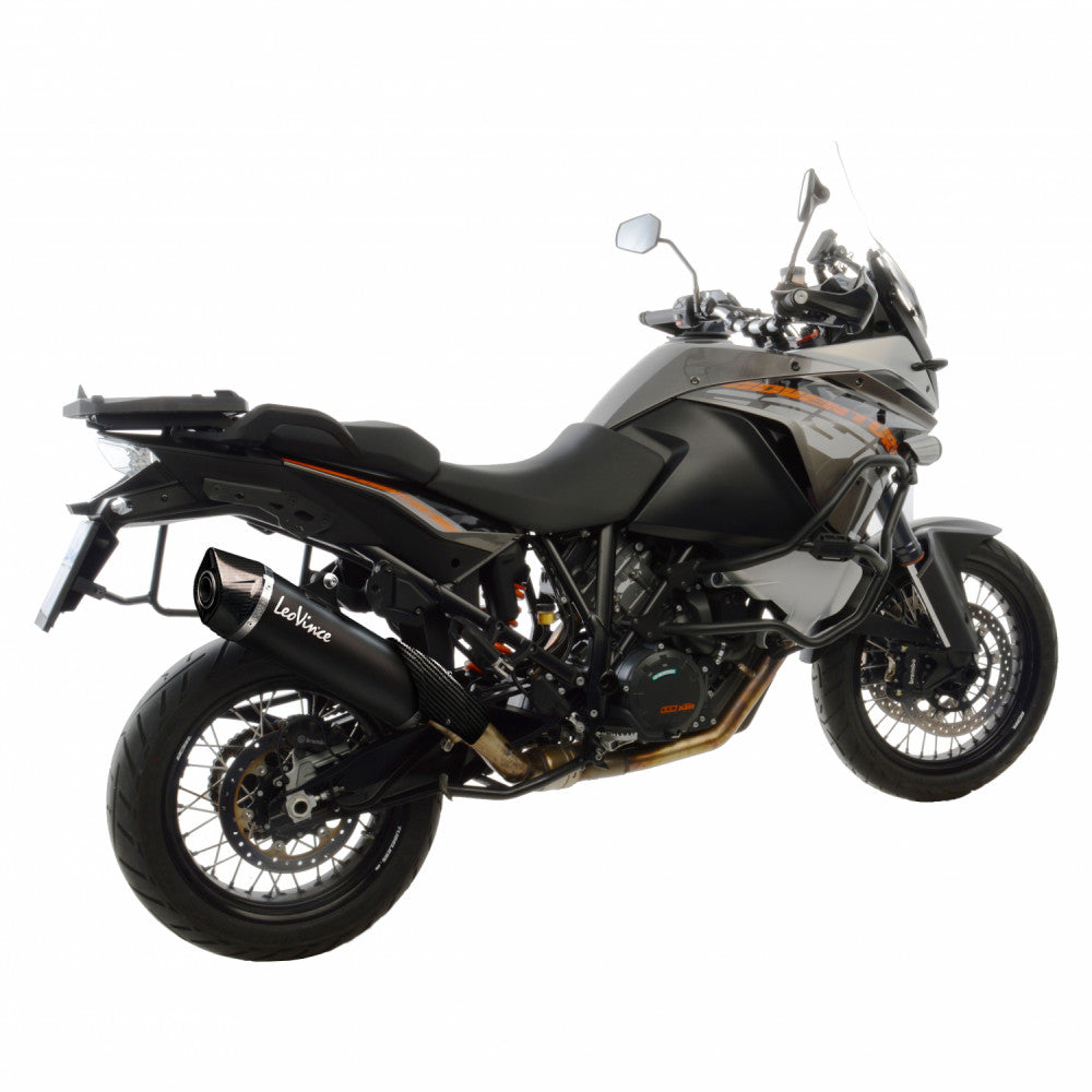 14033 ESCAPE SBK NERO KTM 1190/1290 ADVENTURE 13/15 INOX ***