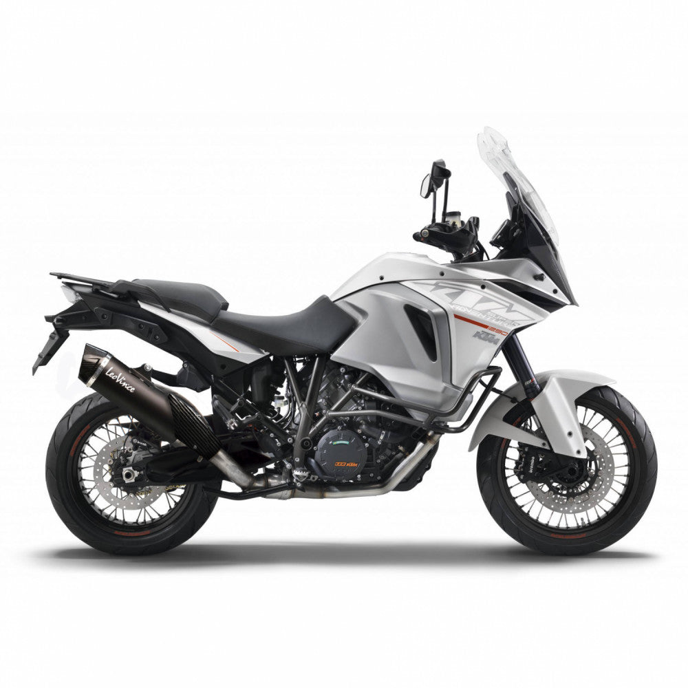 14033 ESCAPE SBK NERO KTM 1190/1290 ADVENTURE 13/15 INOX ***