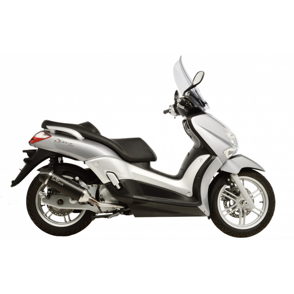 14023 ESCAPE SBK NERO YAMAHA X-MAX125/X-CITY125 06/16 INOX -
