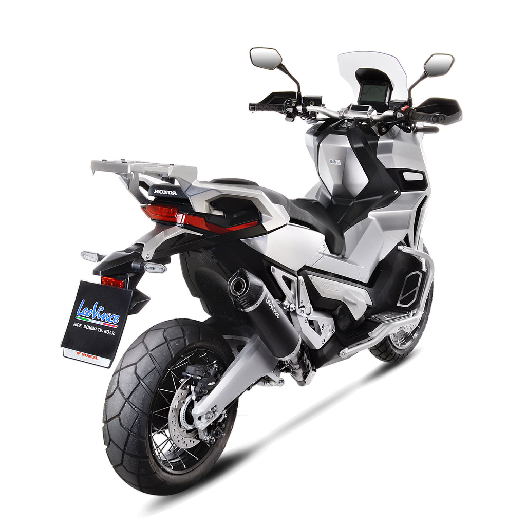 14046 ESCAPE SBK NERO HONDA X-ADV 750 2017 INOX