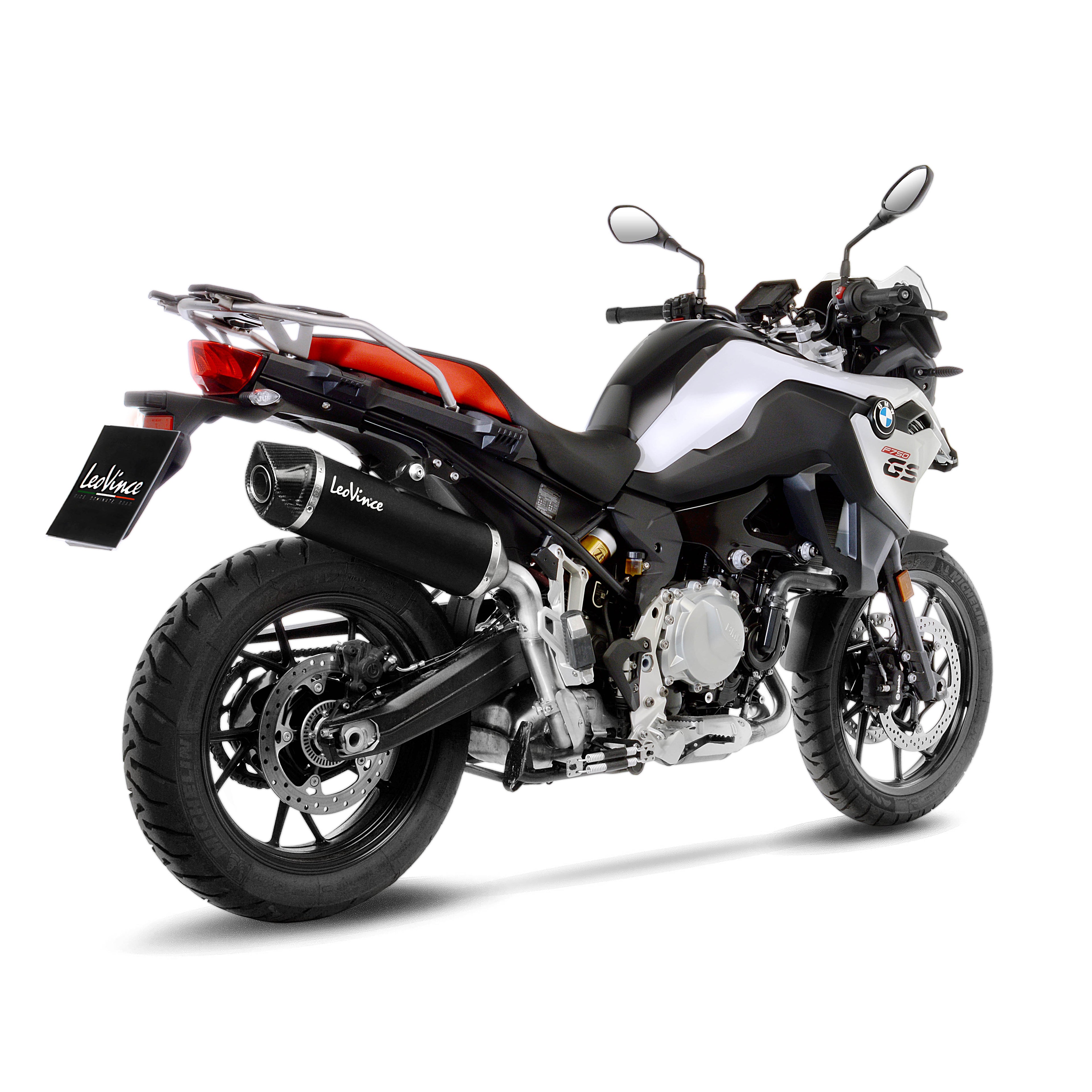 14055 ESCAPE SBK NERO BMW F750GS/850GS 18 INOX