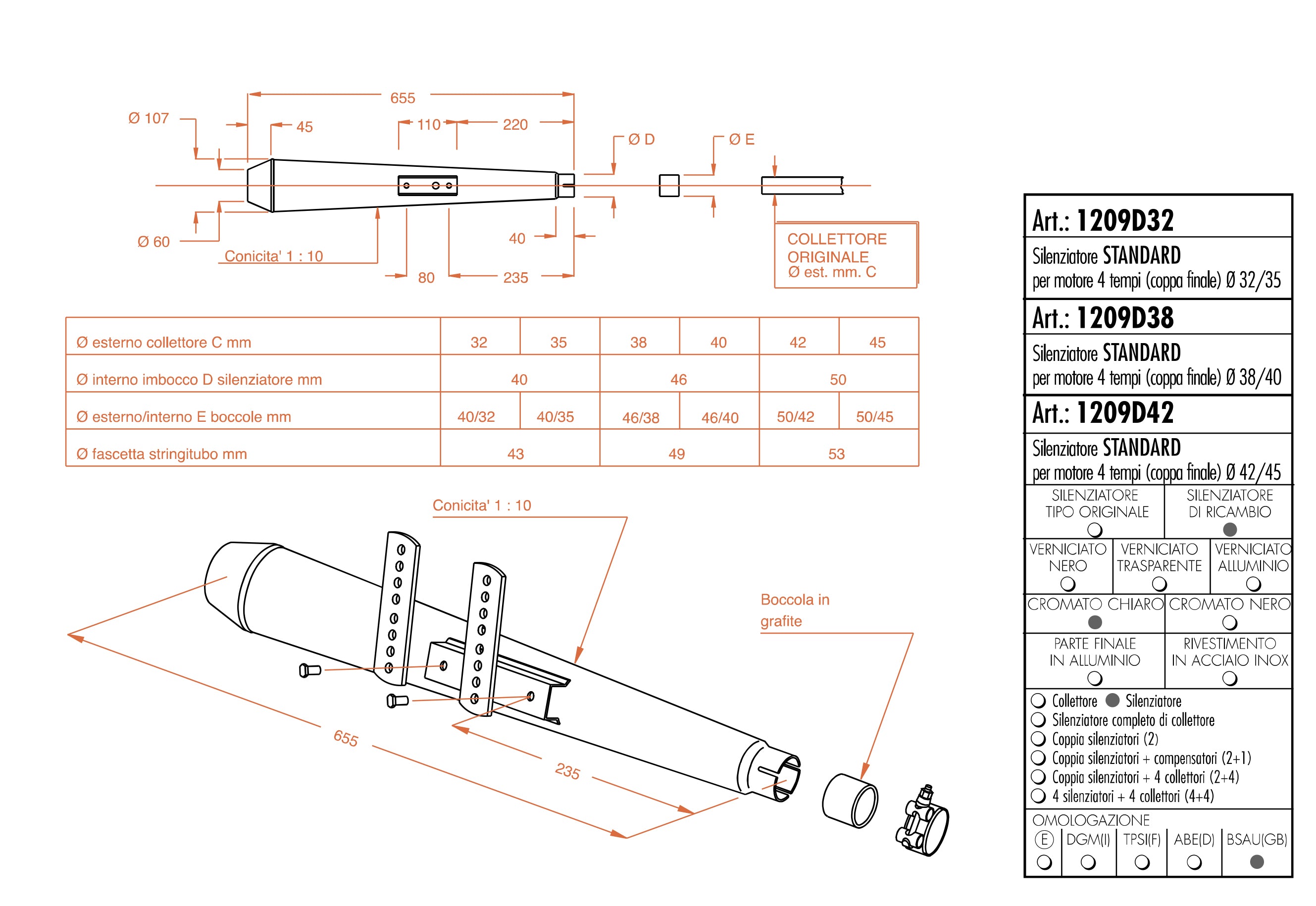 1209D42 ESCAPE STD 4T D42/45