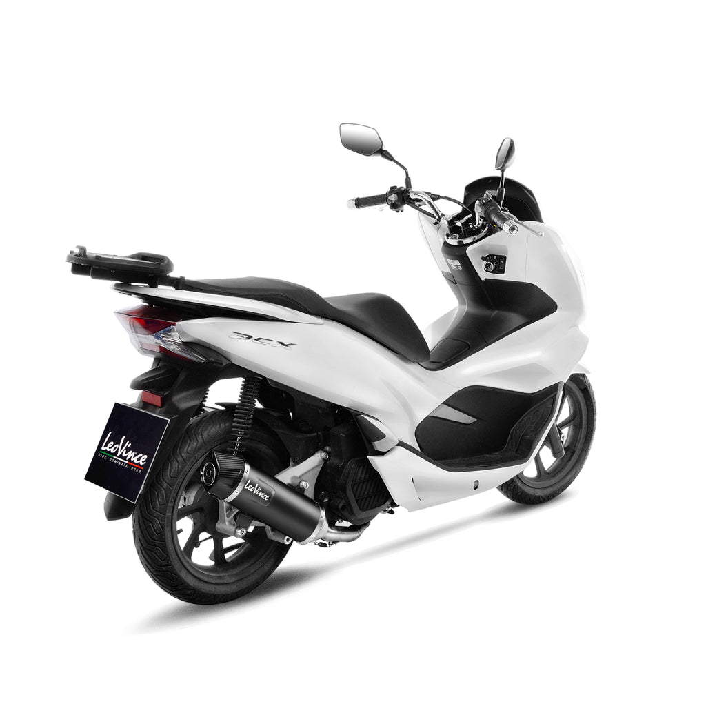 14062 ESCAPE SBK NERO HONDA PCX 125 18/20 INOX -